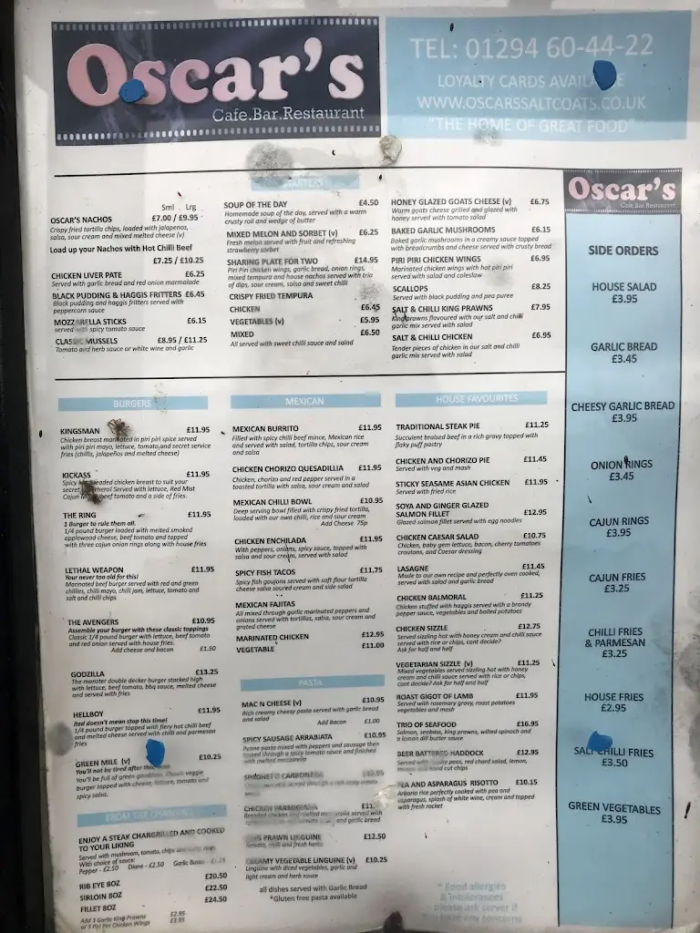 Menu_Oscar's Saltcoats_Saltcoats_image_3
