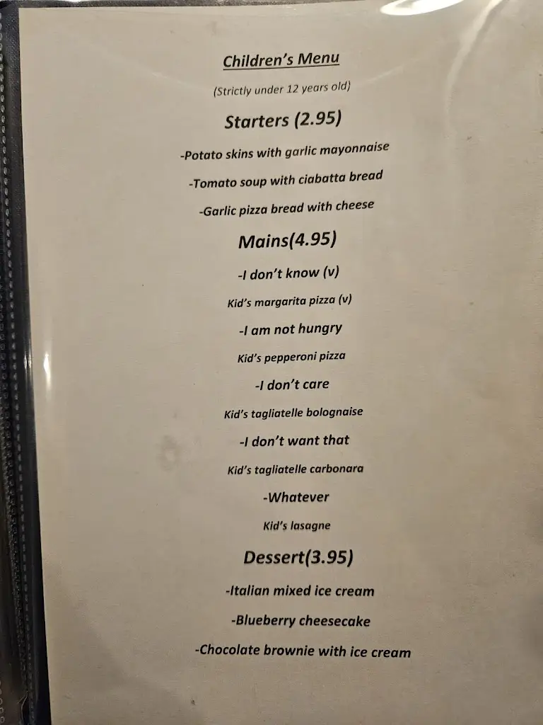 Menu_Gabrielle's_Bishop Auckland_image_1