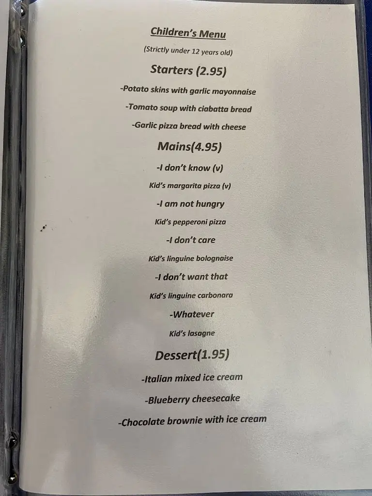Menu_Gabrielle's_Bishop Auckland_image_2
