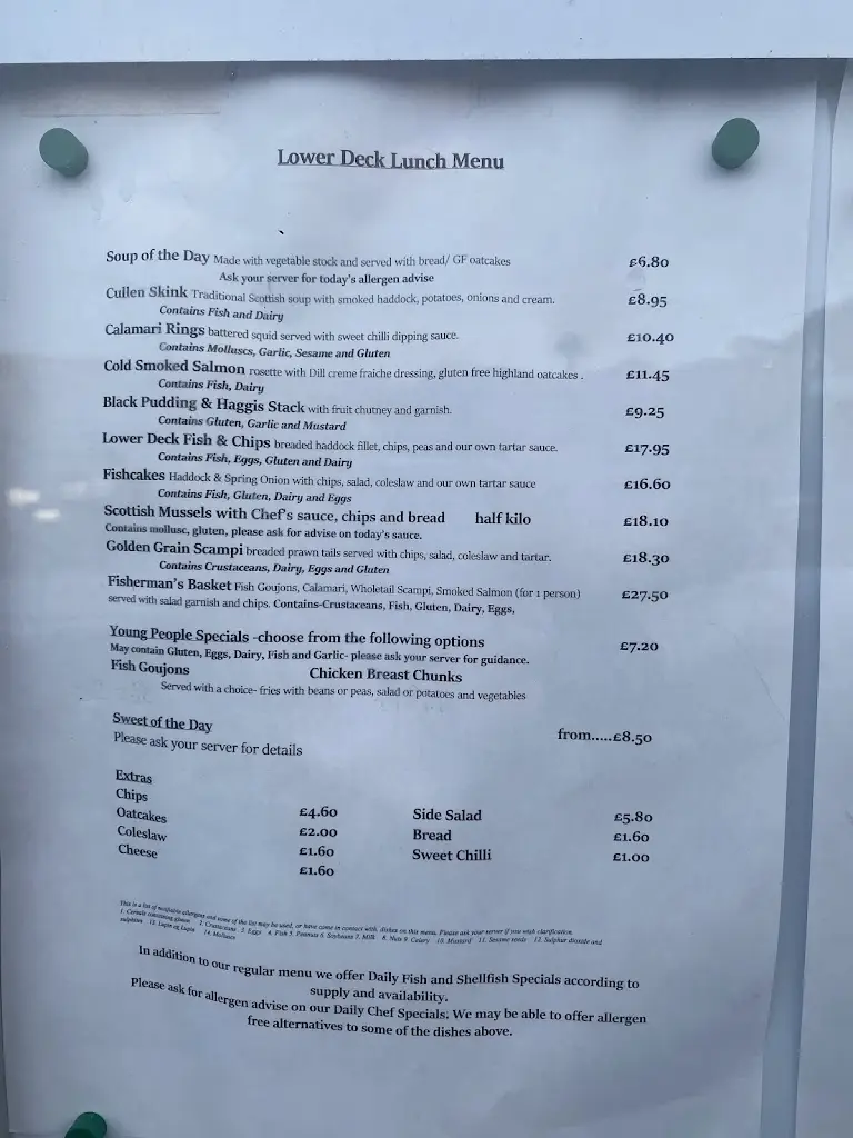Menu_The Lower Deck Seafood Restaurant_Portree_image_1