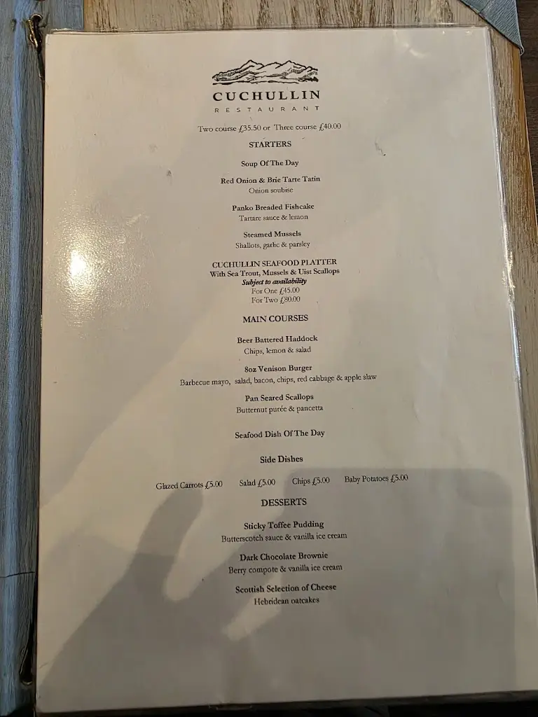 Menu_Cuchullin Restaurant_Portree_image_3