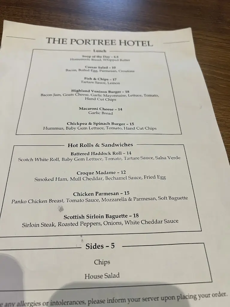 Menu_Antlers Bar and Grill_Portree_immagine_4