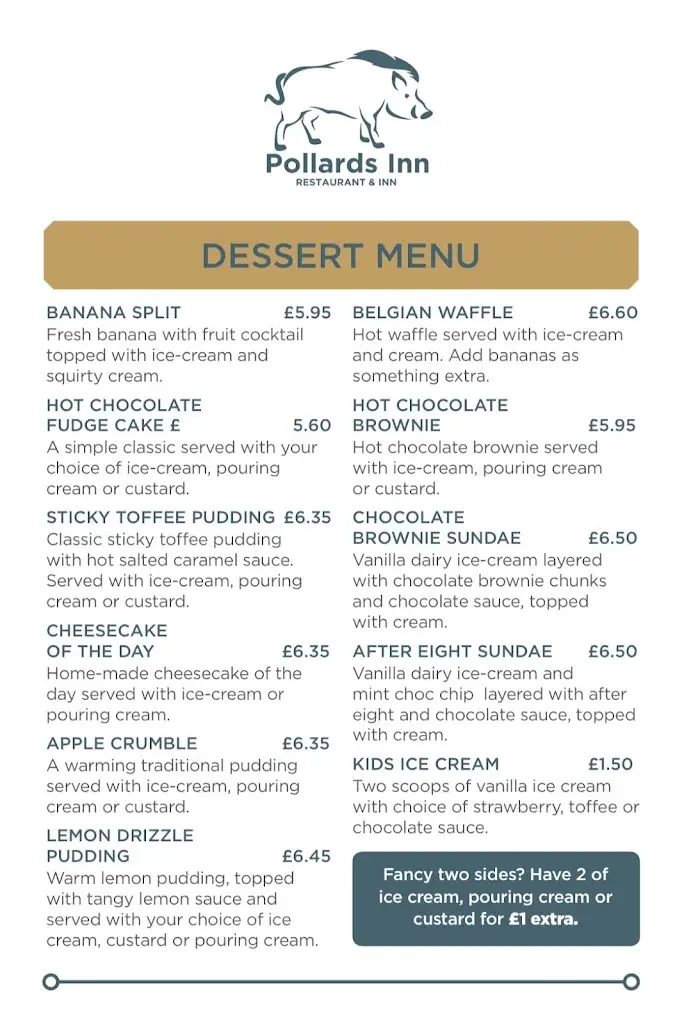 Menu_The Pollards Inn_Bishop Auckland_image_1