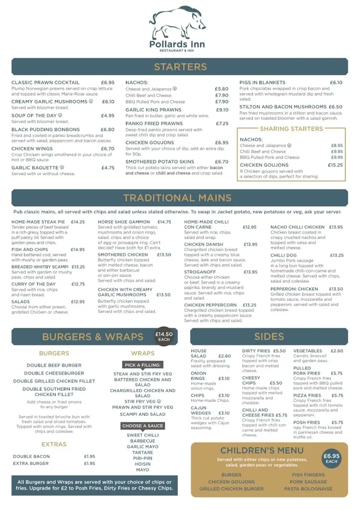 Menu_The Pollards Inn_Bishop Auckland_image_2