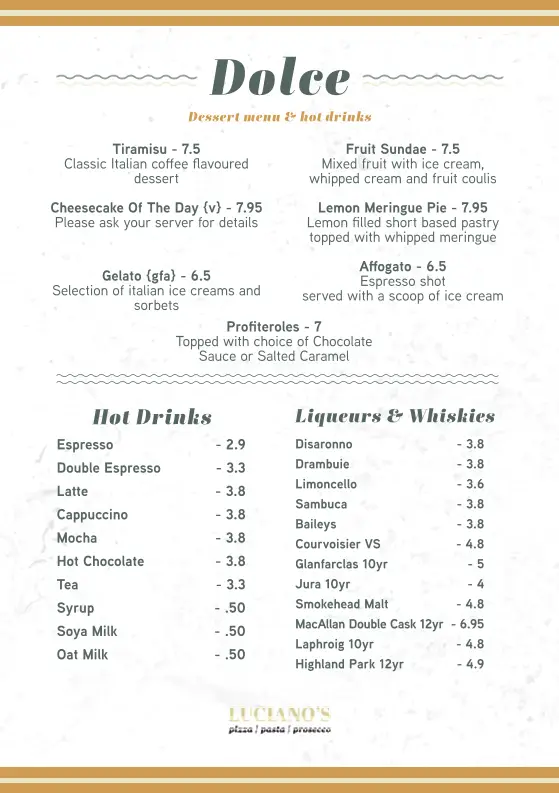 Menu_Luciano's Glasgow_Rutherglen_image_2