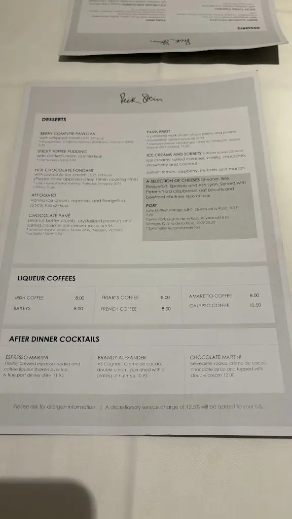 Menu_Rick Stein, Sandbanks Restaurant and Bar_Sandbank_image_4