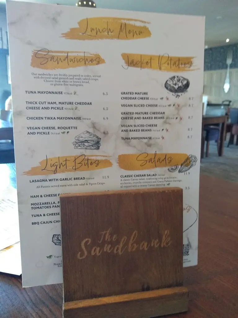 Menu_The Sandbank Pub & Restaurant_Sandbank_image_1