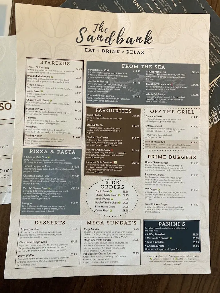 Menu_The Sandbank Pub & Restaurant_Sandbank_image_2