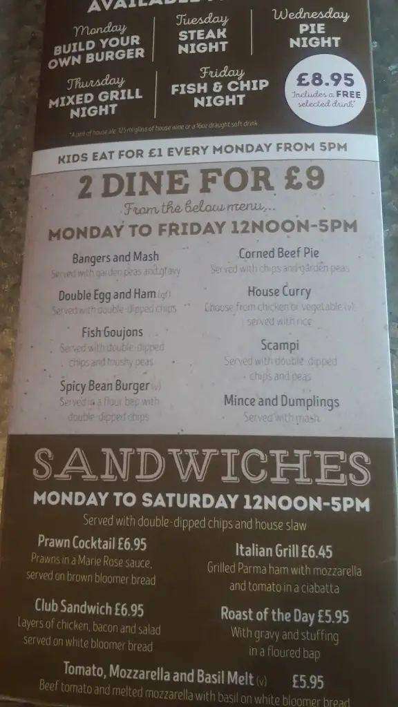 Menu_Bishops Lodge_Bishop Auckland_immagine_3