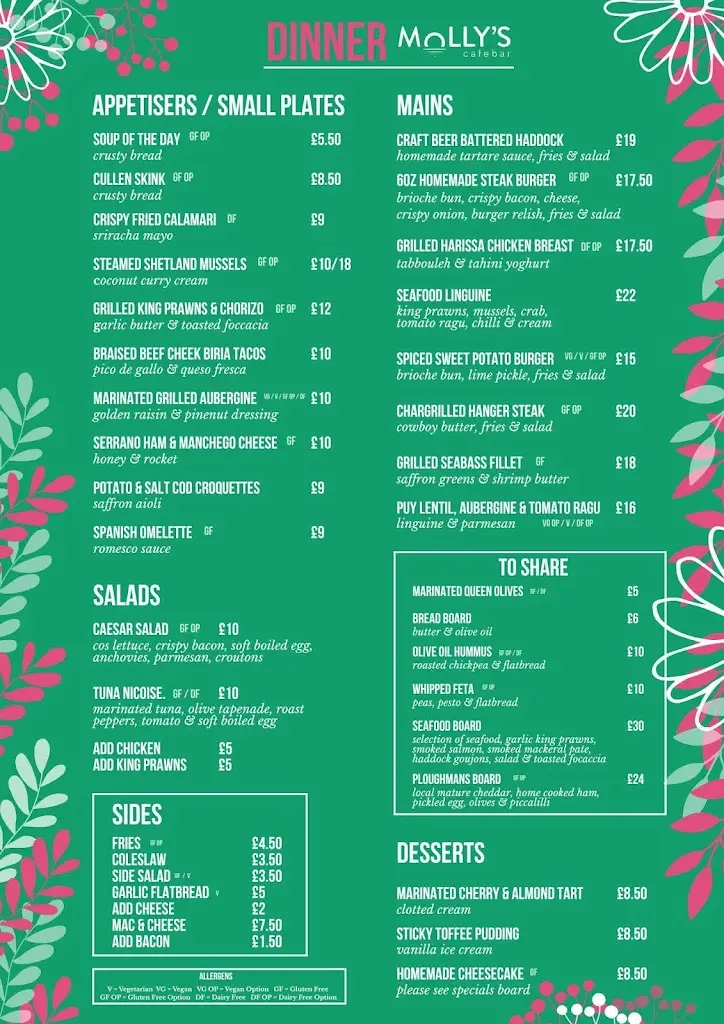 Menu_Molly's Café Bar_Stonehaven_image_1