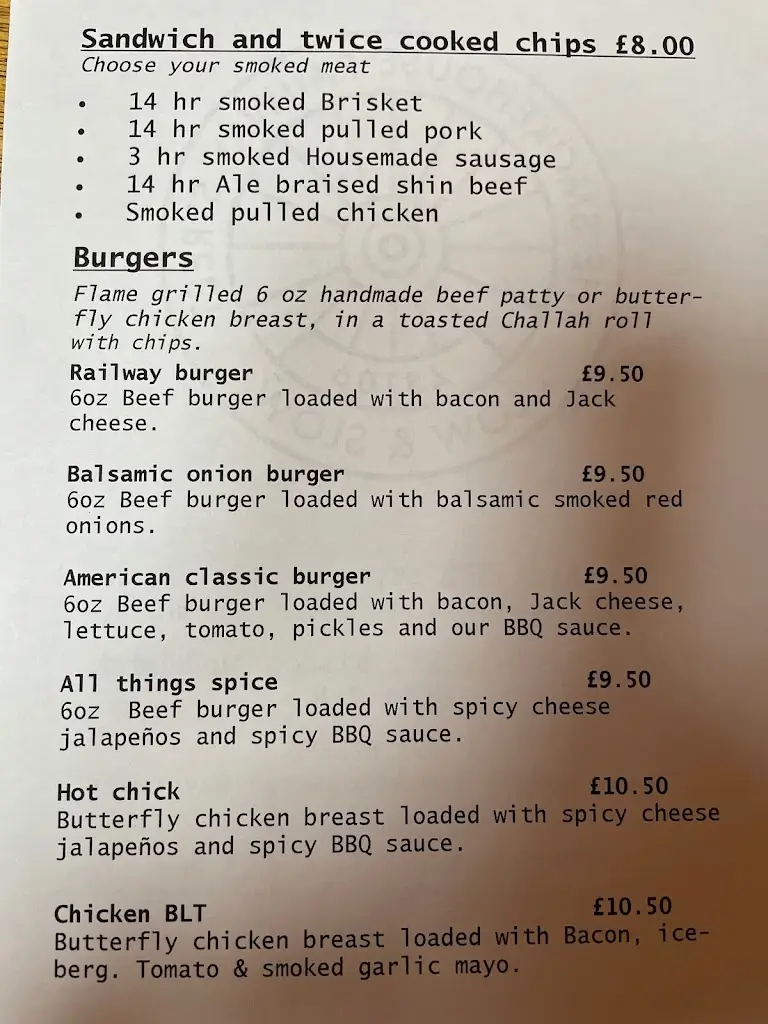 Menu_The Smokehouse_Bishop Auckland_immagine_2