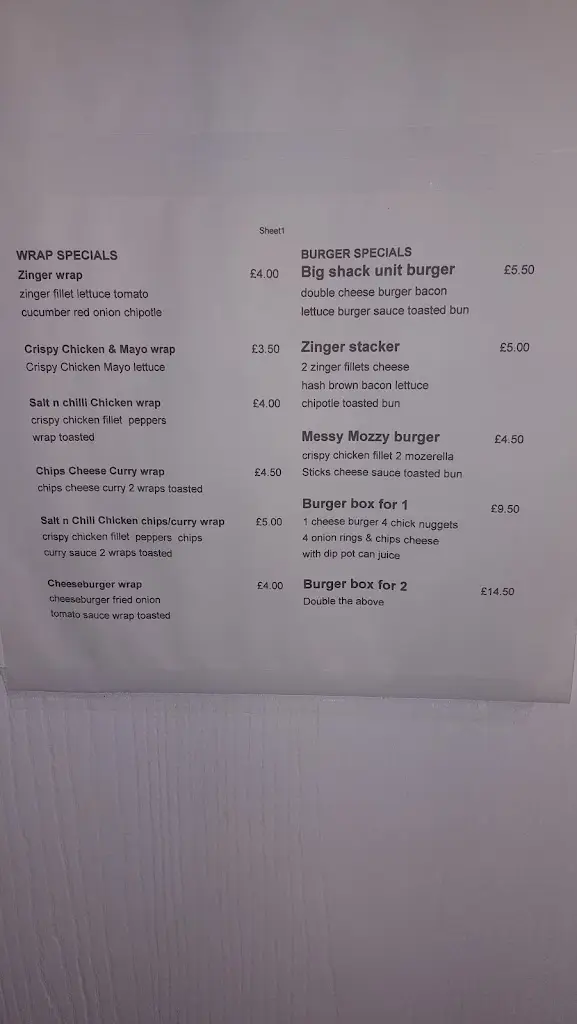 Menu_The Shack_Stevenston_image_2