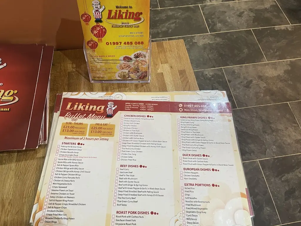 Menu_Liking Chinese Takeaway (Delivery covered 10 miles)_Strathpeffer_immagine_3