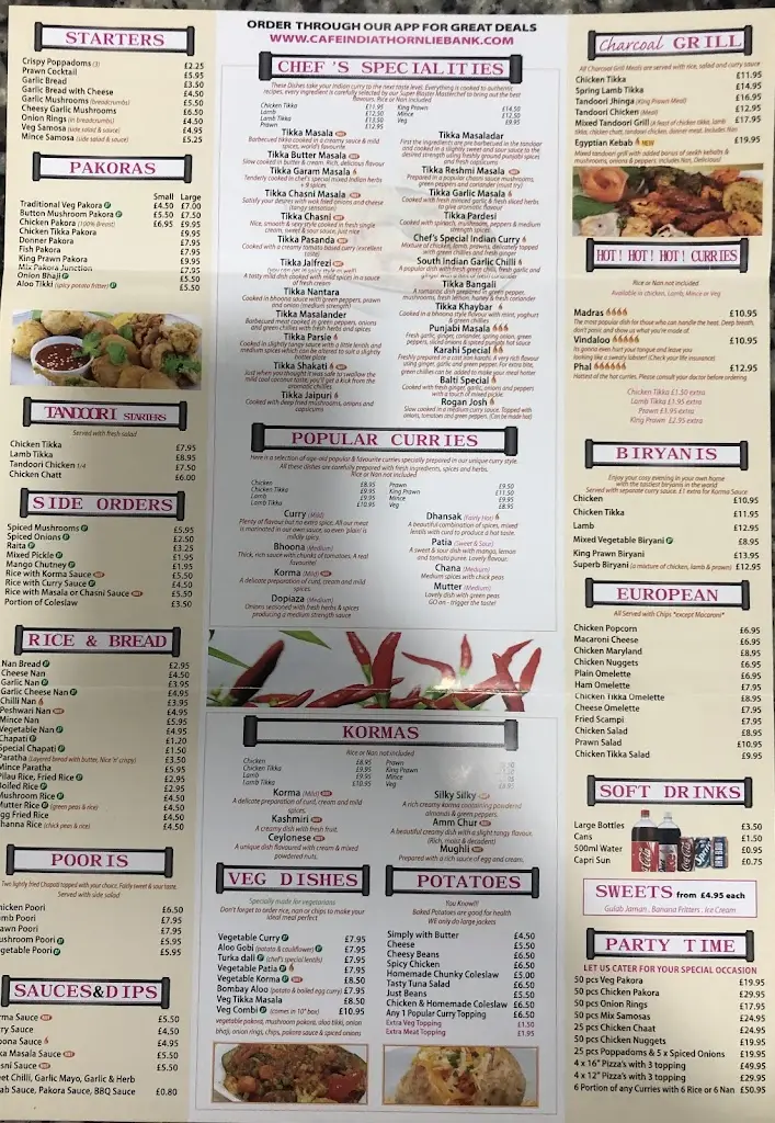 Menu_Cafe India_Thornliebank_immagine_2
