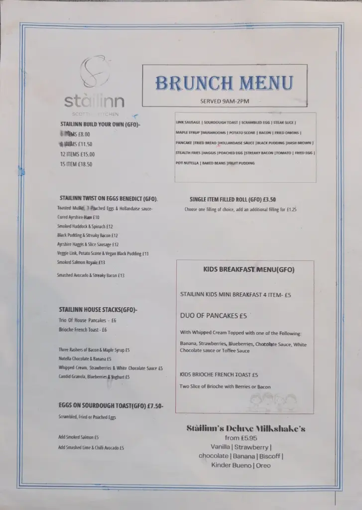 Menu_Stailinn Scottish Kitchen_Thornliebank_image_1
