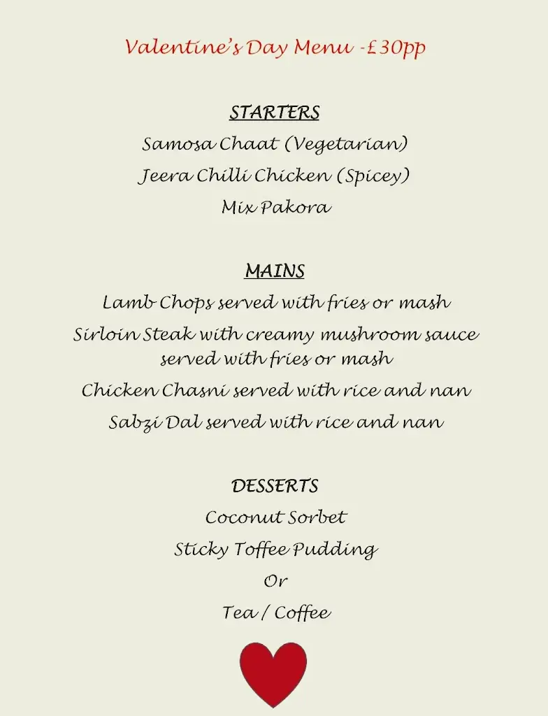 Menu_The Learney Arms Indian Restaurant & Bar | Torphins, Royal Deeside_Torphins_image_1