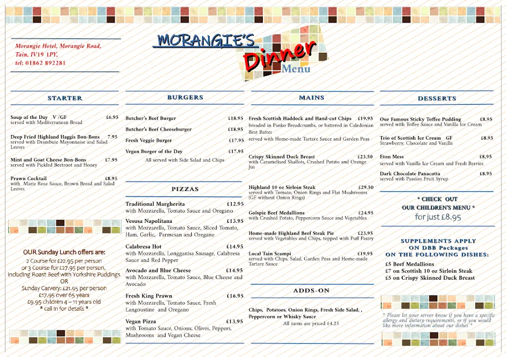 Menu_The Garden Restaurant @ Morangie House Hotel_Tain_image_1