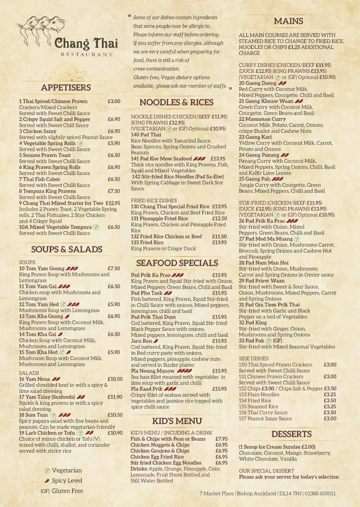 Menu_Chang Thai Restaurant_Bishop Auckland_image_1