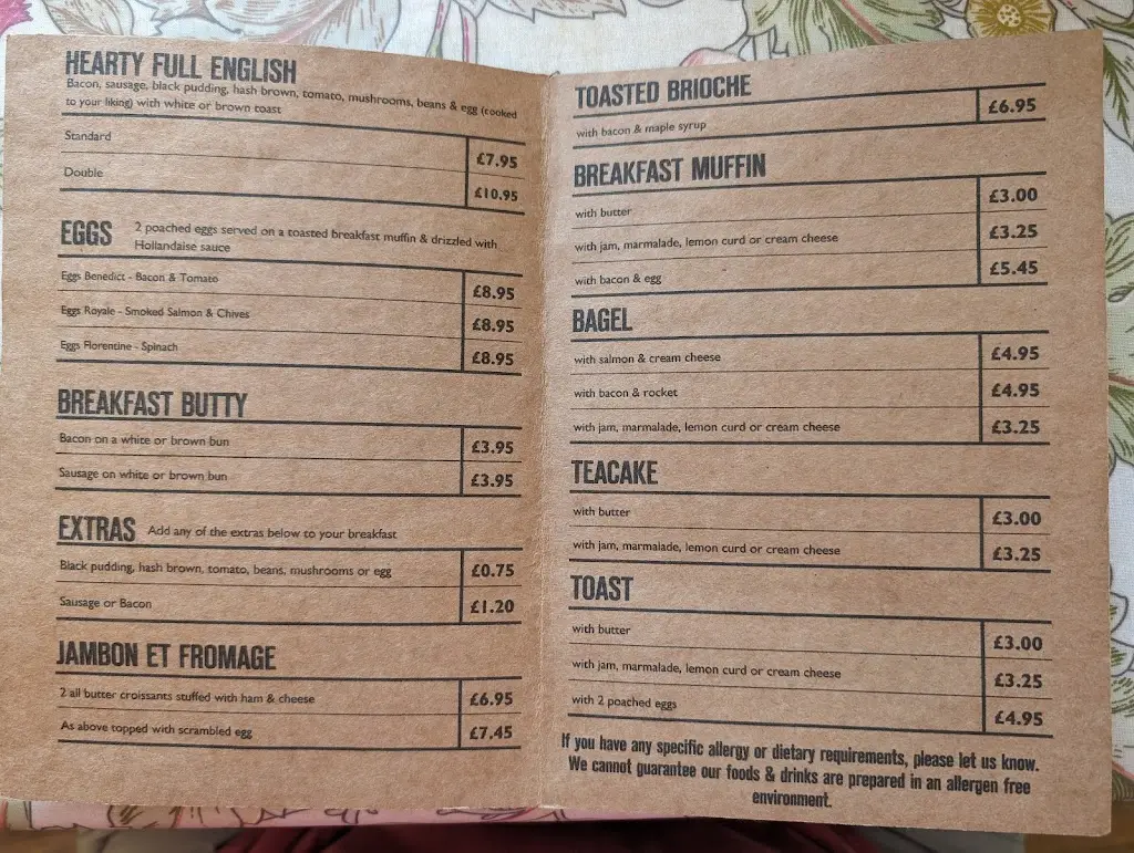 Menu_Fifteas Vintage Tea Room_Bishop Auckland_image_1