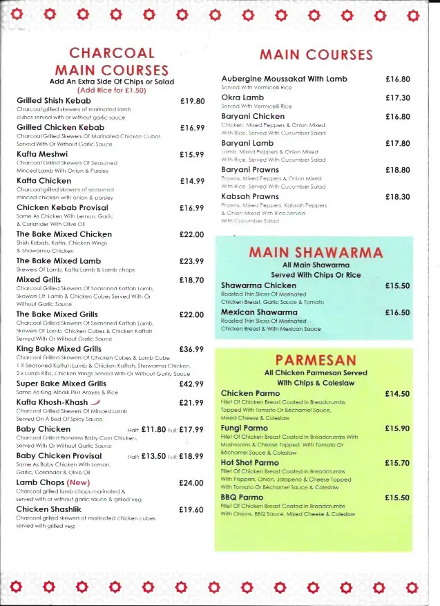 Menu_The Bake Bishop_Bishop Auckland_image_1