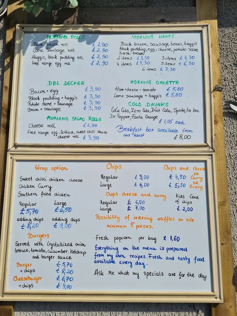 Menu_Betty Boop Snack Bar - Tranent_Tranent_image_1