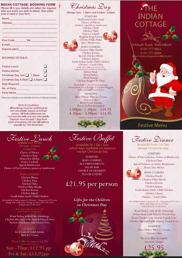 Menu_The Indian Cottage_Twechar_immagine_3