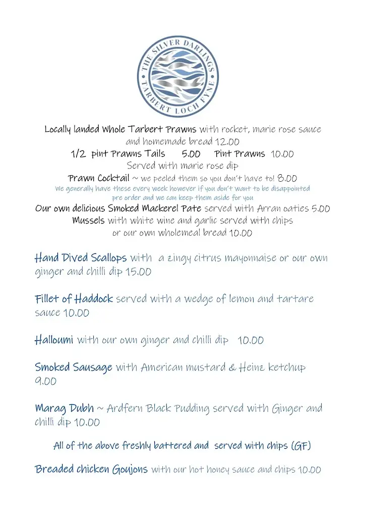 Menu_Silver Darlings_Tarbert_image_1