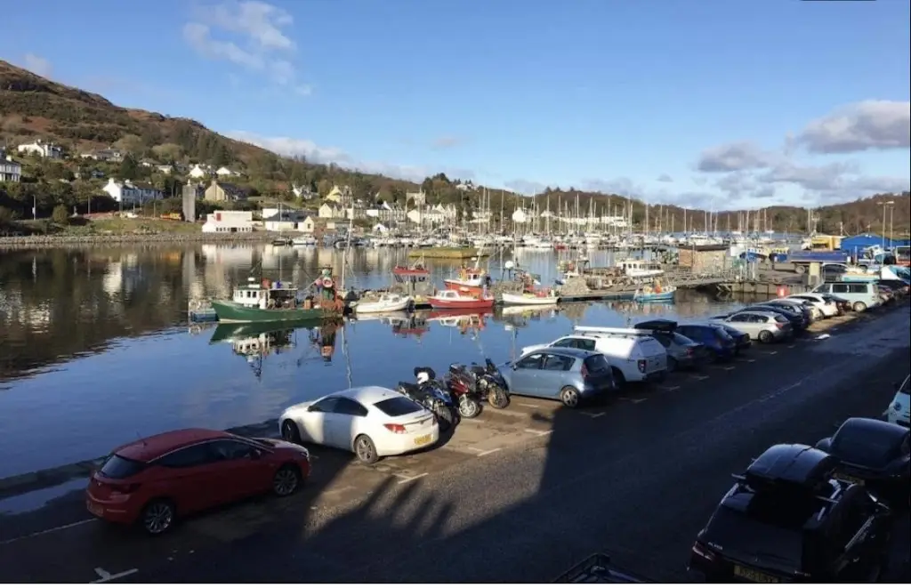 The waterfront restaurant in Tarbert