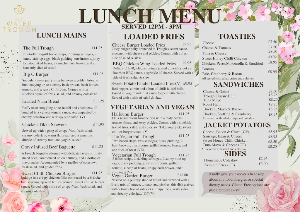 Menu_The Water Trough Cafe & Bar_Waterfoot_image_2