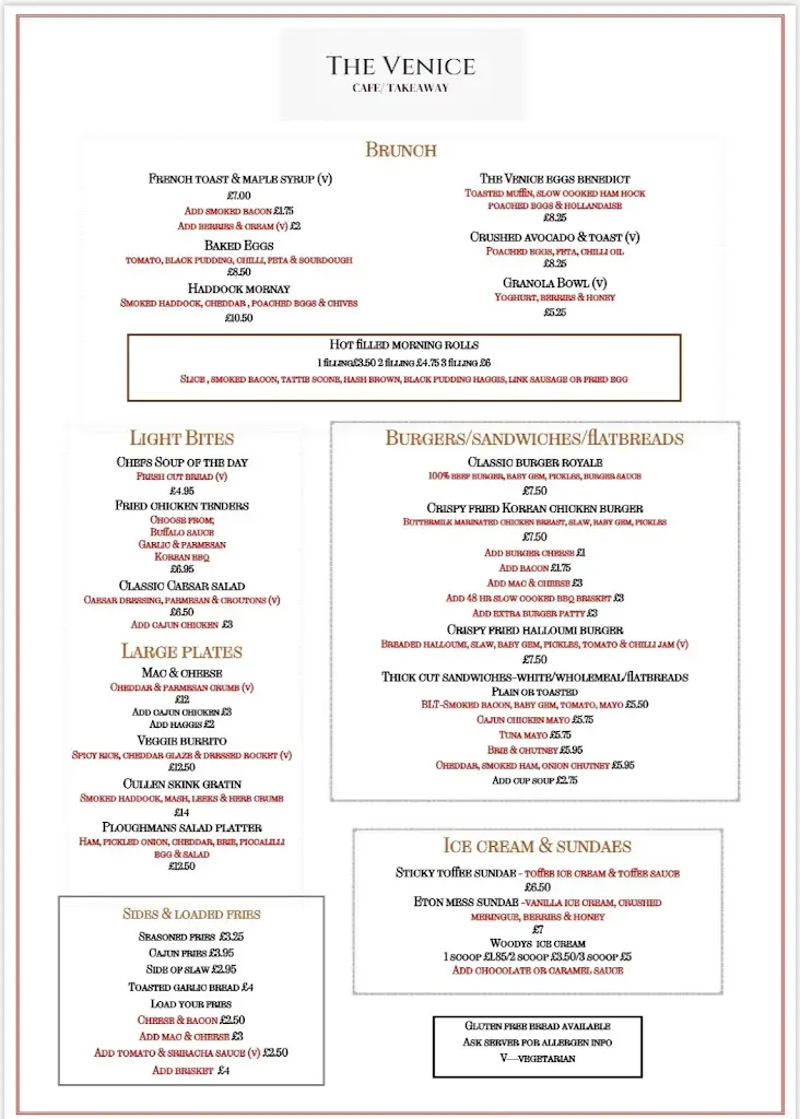 Menu_The Venice Cafe_Troon_image_1