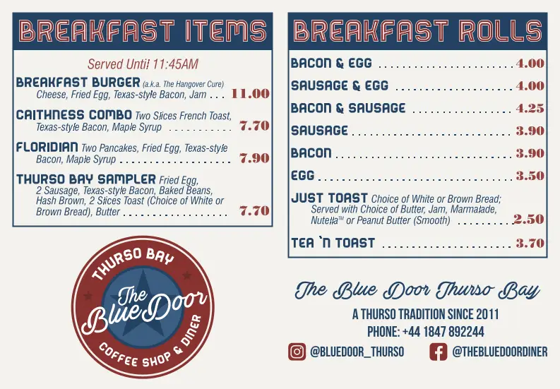 Menu_The Blue Door Coffee Shop & Diner_Thurso_image_3