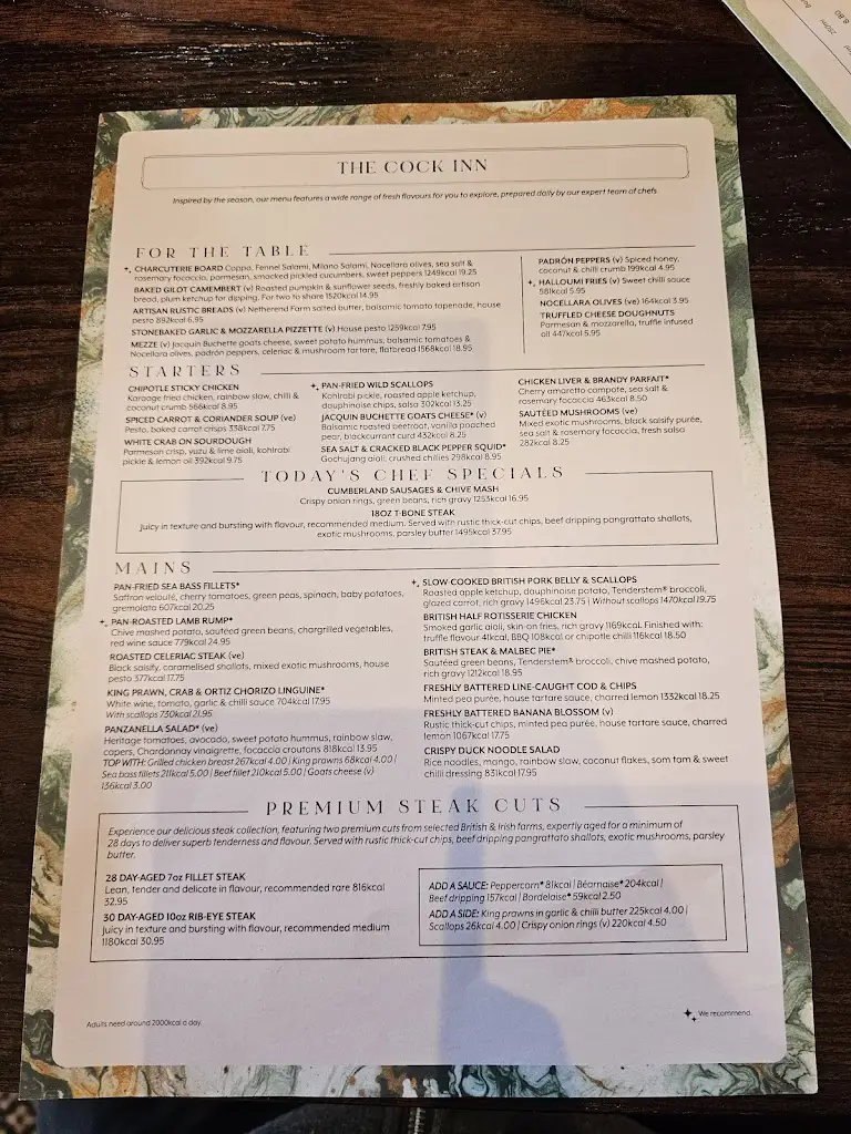 Menu_Cock Inn Wishaw_Wishaw_image_2