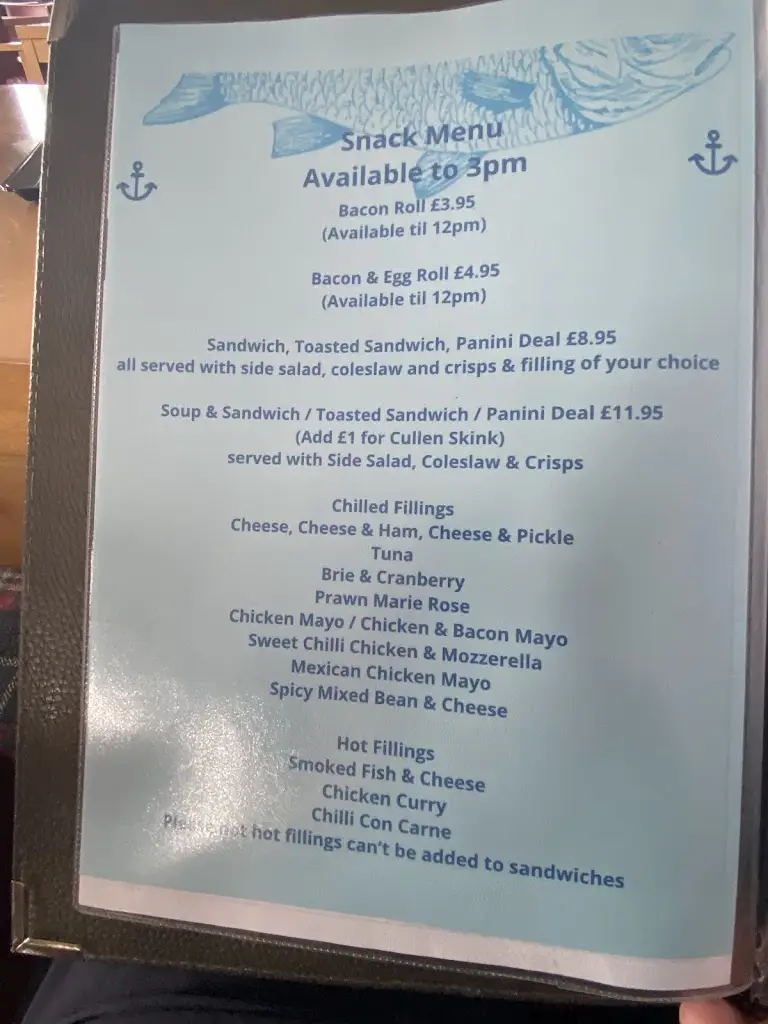 Menu_The Galley Whitehills - Waterfront Cafe & Fish Restaurant_Whitehills_image_2