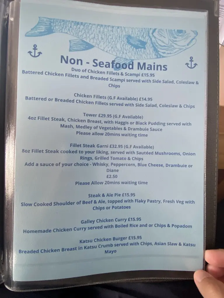 Menu_The Galley Whitehills - Waterfront Cafe & Fish Restaurant_Whitehills_image_4