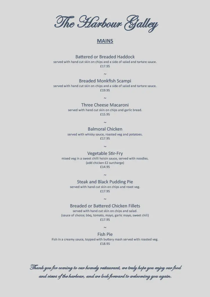 Menu_The Harbour Galley_Whitehills_image_2
