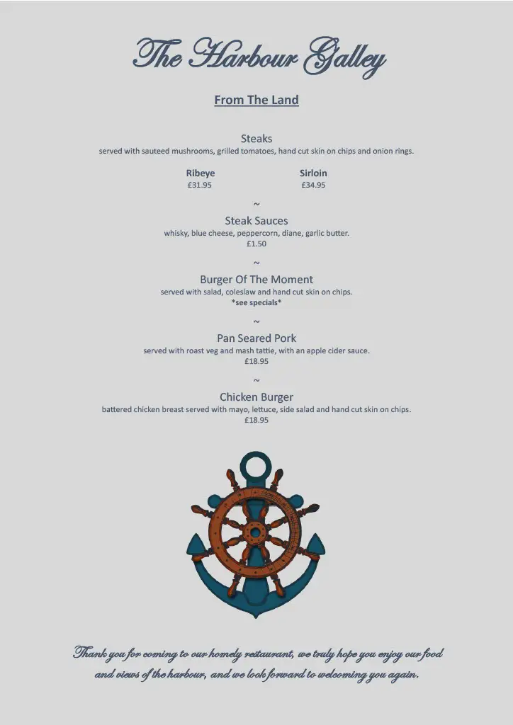 Menu_The Harbour Galley_Whitehills_image_3