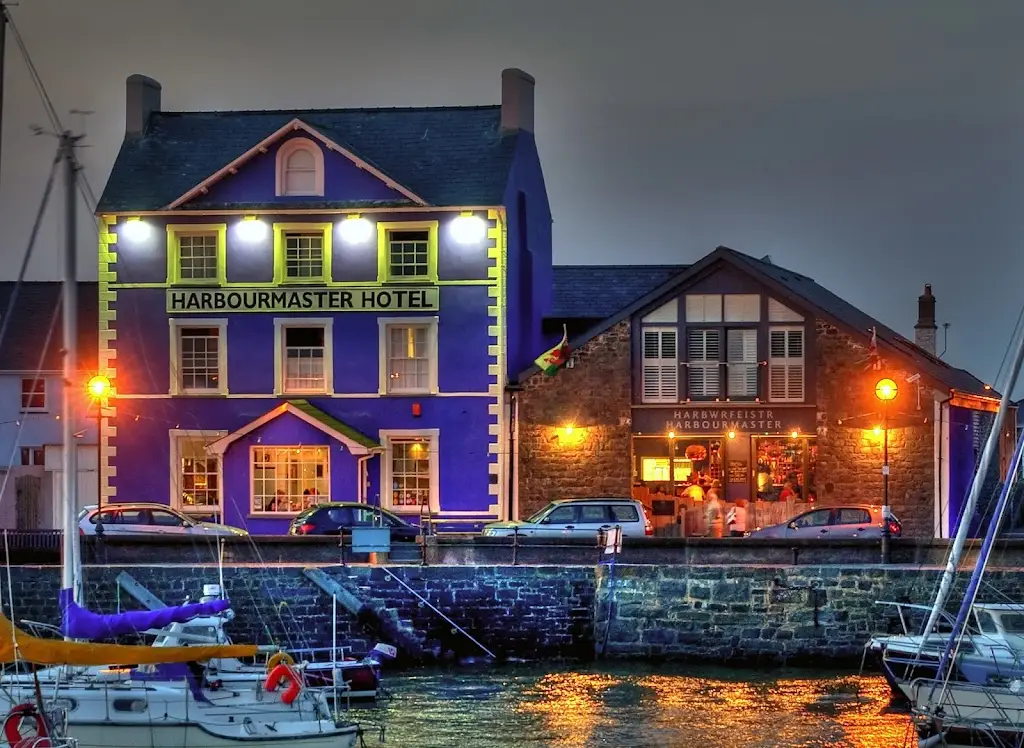 Harbourmaster Hotel restaurant in Aberaeron