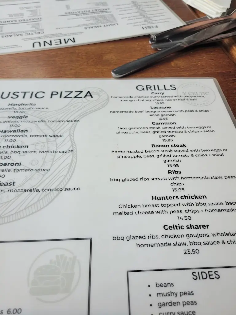 Menu_The New Celtic Restaurant_Aberaeron_immagine_3