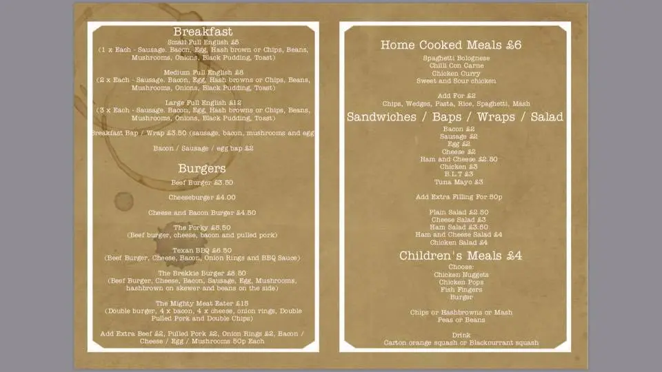 Menu_Belly Busters Abercarn_Abercarn_immagine_1