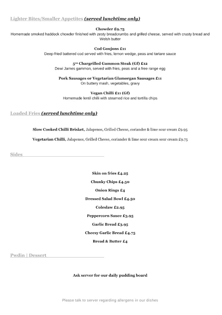 Menu_The Ship Bar & Grill_Aberporth_immagine_2