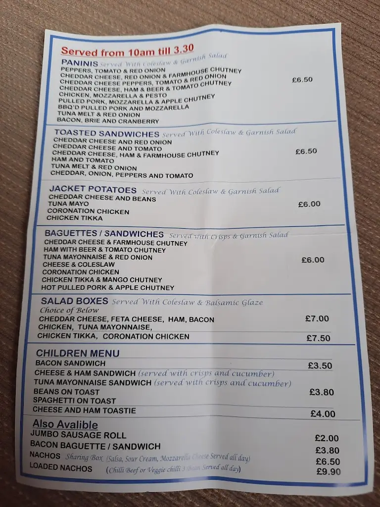 Menu_Cwtch Glanmordy_Aberporth_image_1