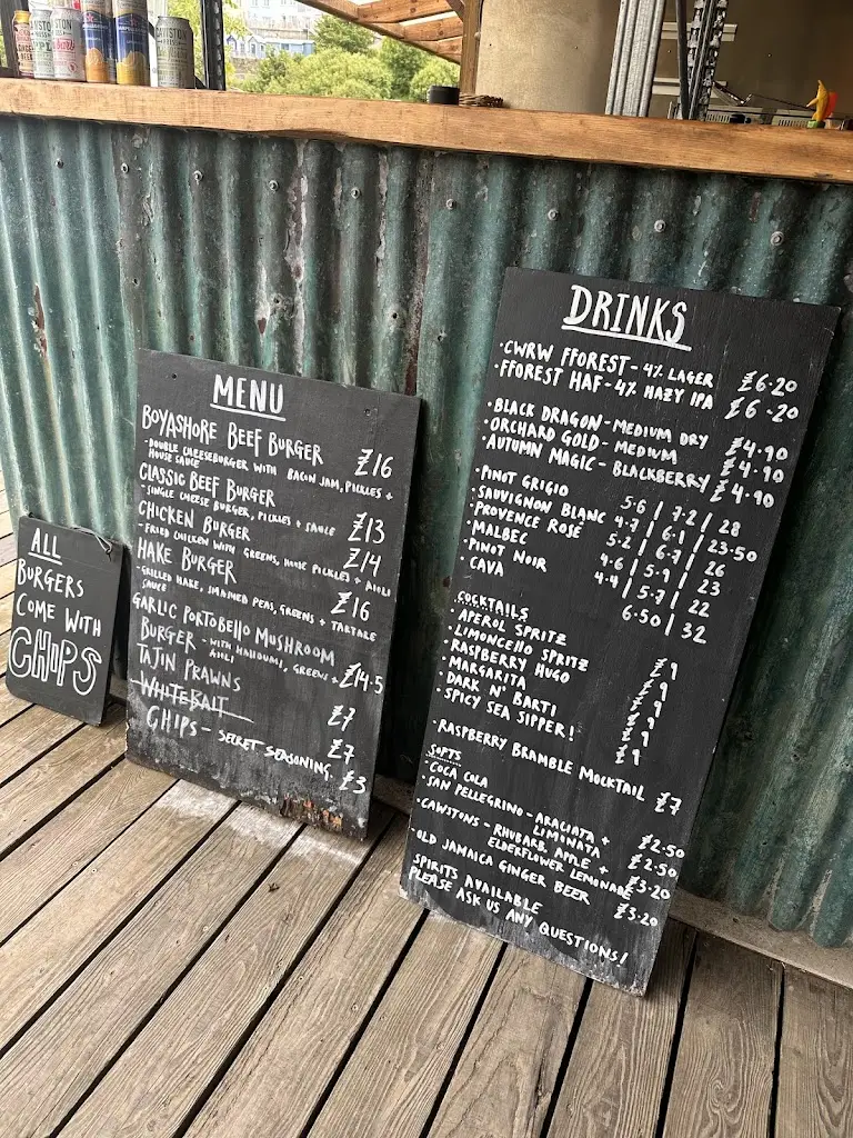 Menu_The Boy Ashore_Aberporth_image_1