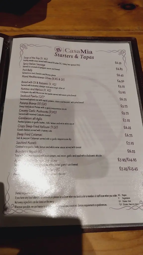 Menu_Casa Mia Restaurant & Cocktail Bar_Abertridwr_imagen_3