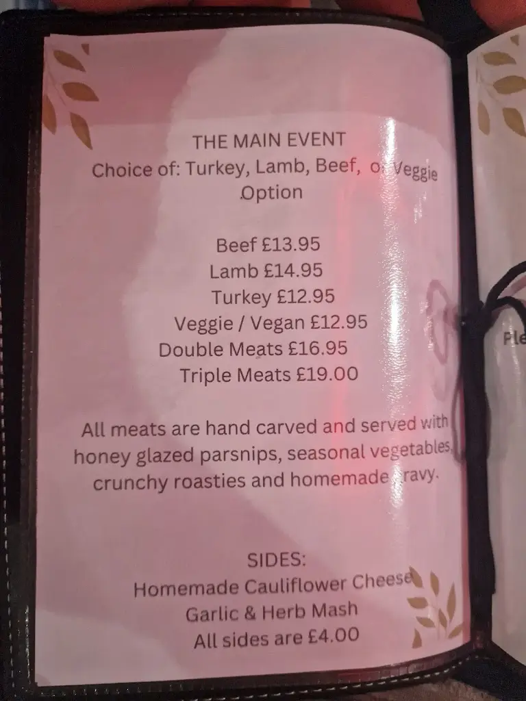 Menu_Murray's_Bargoed_image_1