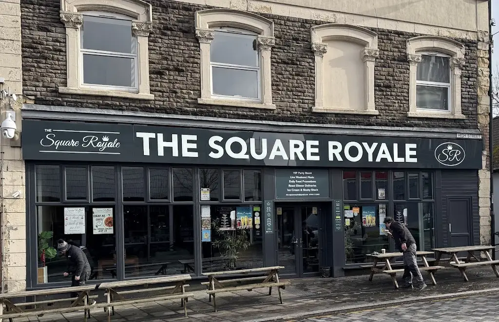 The Square Royale LTD restaurant in Bargoed