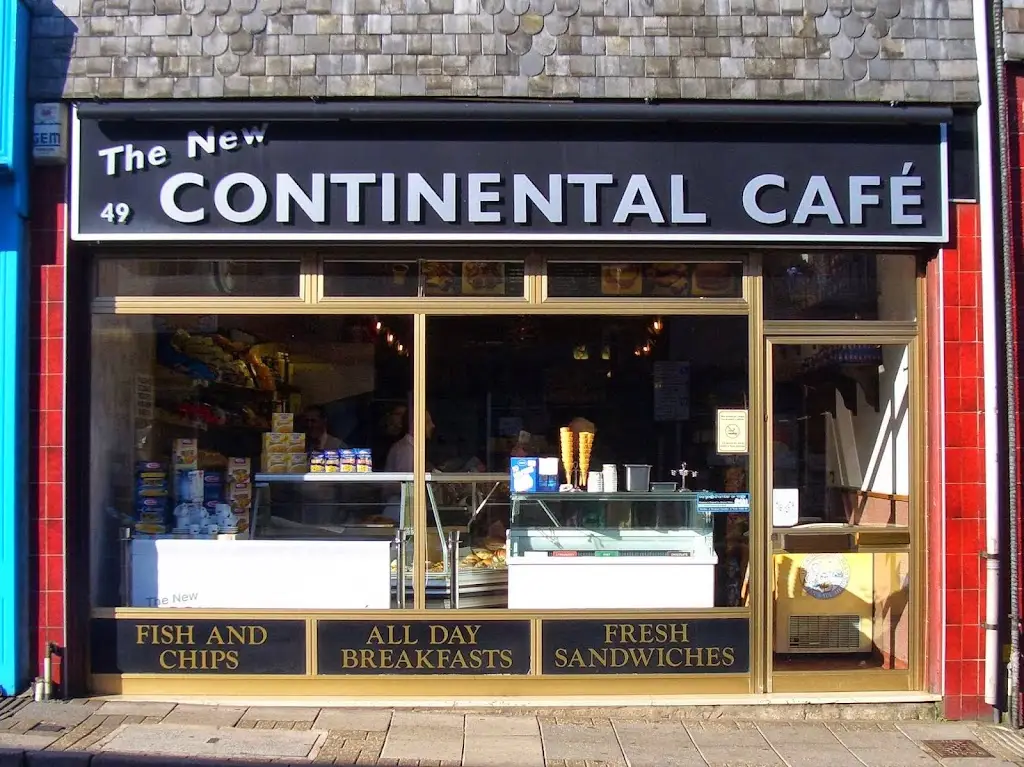 The New Continental Cafe restaurant in Bargoed