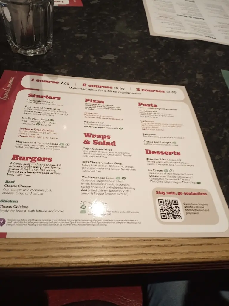 Menu_Frankie & Benny's_Abercanaid_image_2