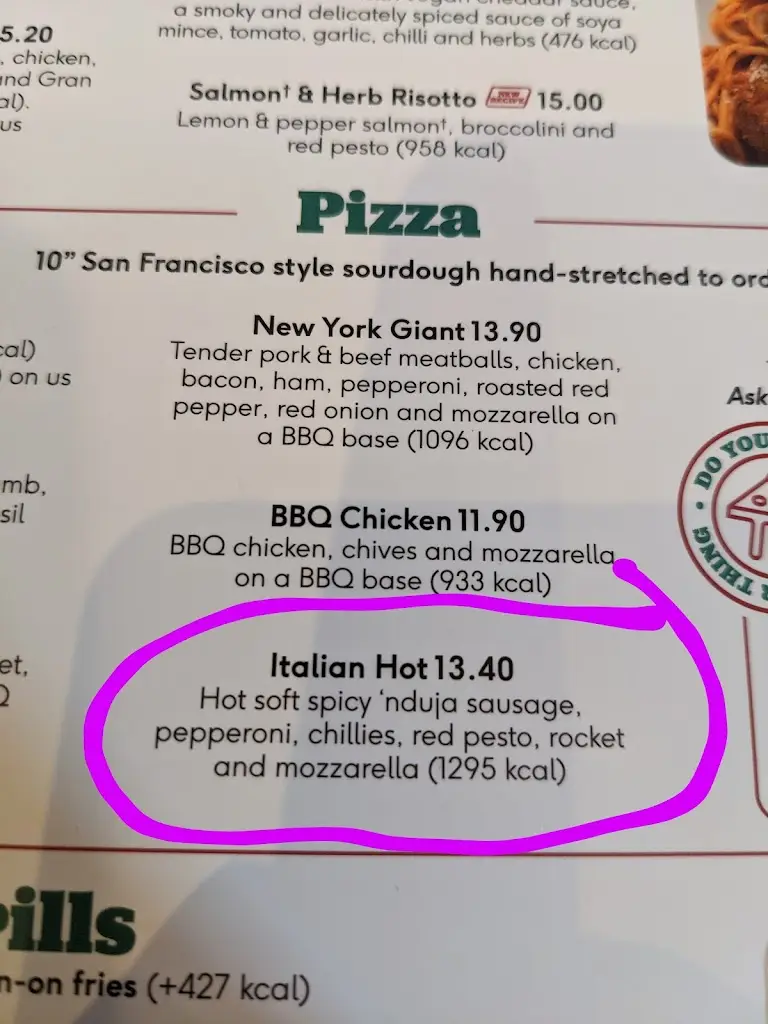 Menu_Frankie & Benny's_Abercanaid_image_4