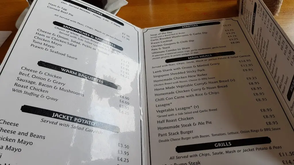 Menu_Pant Cad Ivor Inn_Abercanaid_image_2