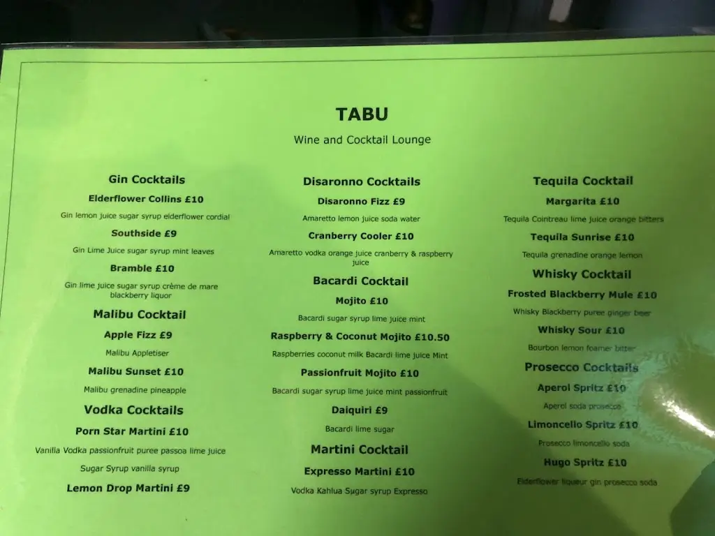 Menu_Tabu wine and cocktail lounge_Bishops Cleeve_image_4
